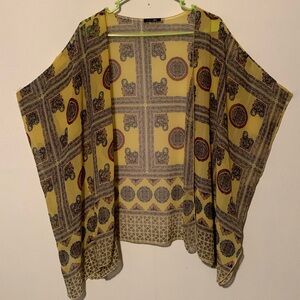 Papermoon Sheer Boho Short Cardigan